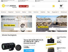 Tablet Screenshot of fotokoch.de